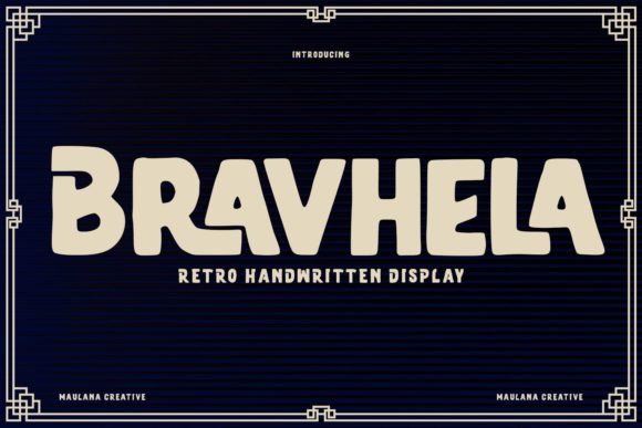 Bravhela: The Retro Display Font That Boosts Campaign Impact