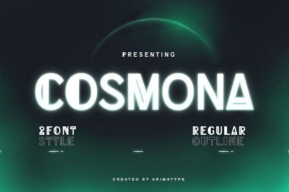 Cosmona: A Bold Display Font for Eye-Catching Campaigns