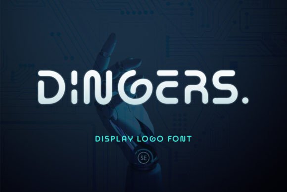 Dingers Font for Trendy Digital Branding