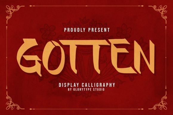 Discover Gotten: A Bold Display Font for Modern Web Design