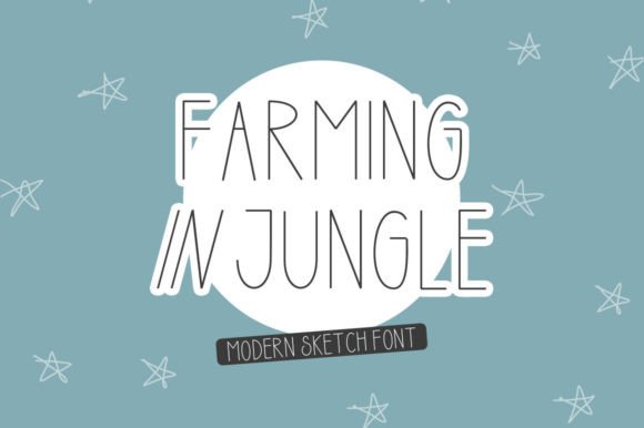Farming in Jungle Font Review for Campaign Design
