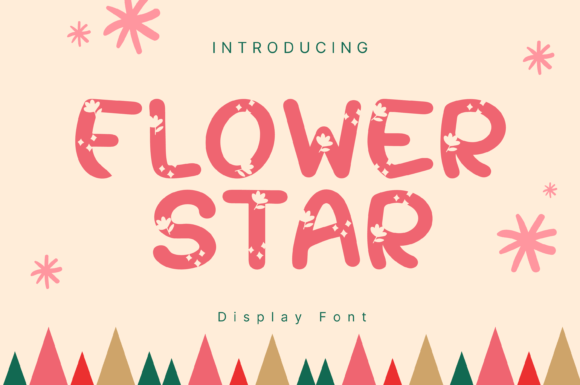 Flower Star: A Versatile Display Font for Editorial Design