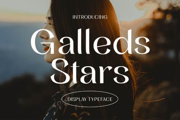 Galleds Stars Font for Branding and Design