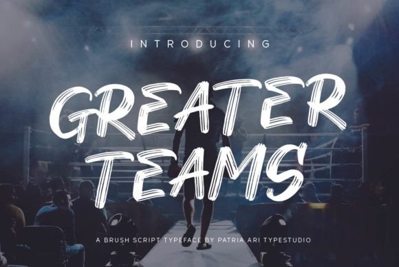 Greater Teams: A Modern Display Font for Editorial Design