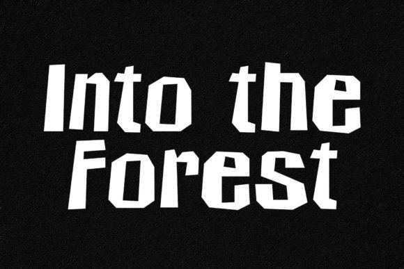 Into the Forest: A Playful Font for Editorial Design