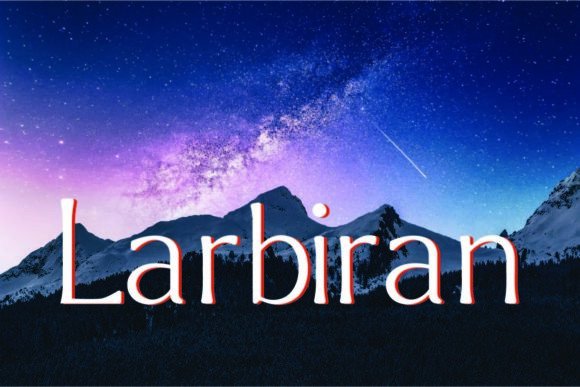 Larbiran Thin for Web Design