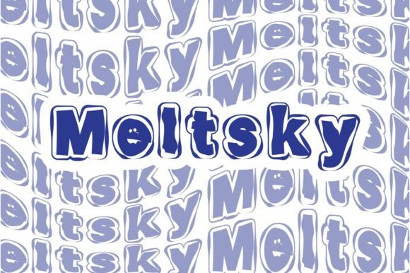 Meltsky Display Font for Eye-Catching Campaigns