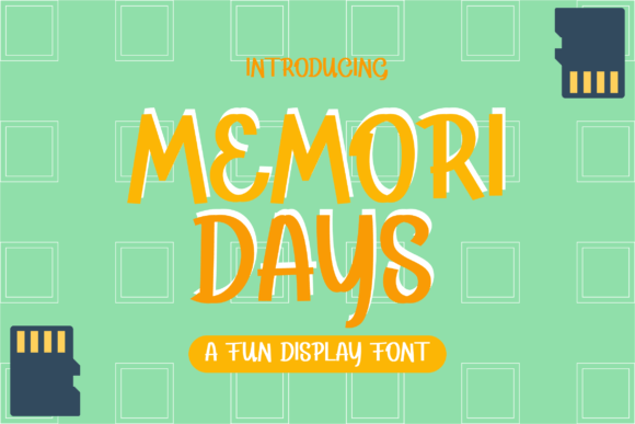 Memoridays Font for Editorial Design and Creative Projects