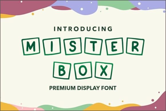 Mister Box Font for Handmade Creations