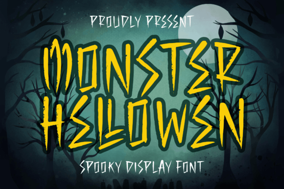 Monster Hellowen: A Spooky Font for Halloween-Themed Branding