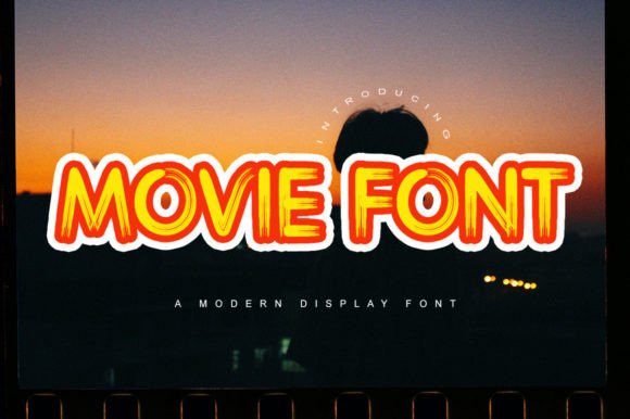 Movie Font for Handmade Creations