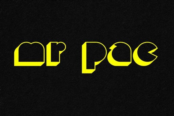 Mr. Pac: A Playful Font for Handmade Creations