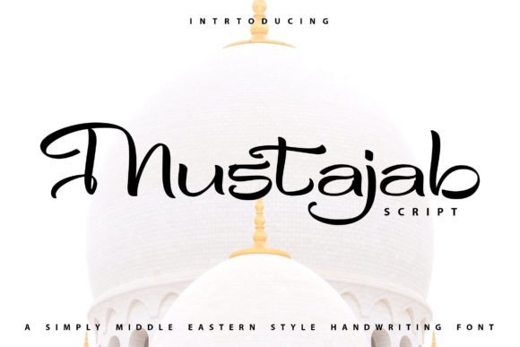 Mustajab: A Refined Display Font for Handmade Creations