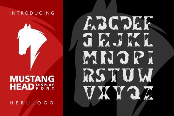 Mustang Head: A Playful Display Font for Modern Campaigns