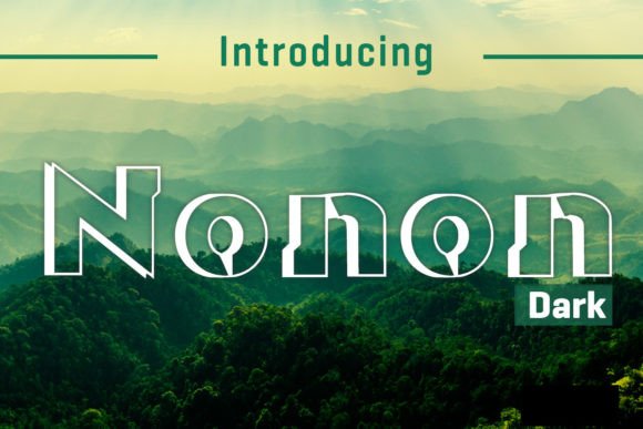 Nonon Dark: A Display Font That Elevates Editorial Design