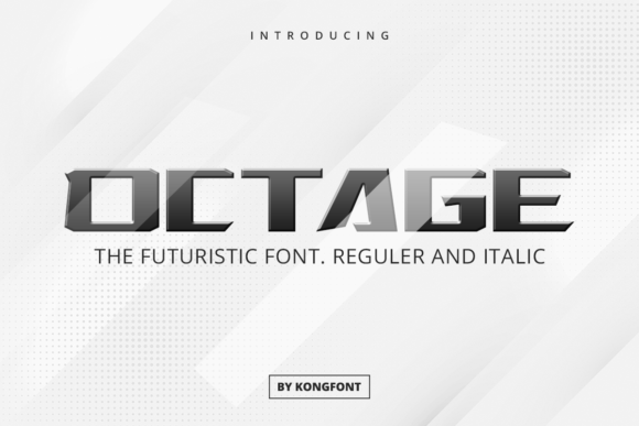 Octage: A Futuristic Font for Modern Editorial Design
