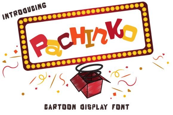 Pachinko Font for Handmade Creations
