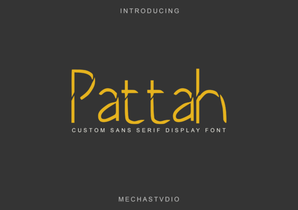 Pattah Display Font for Web Design