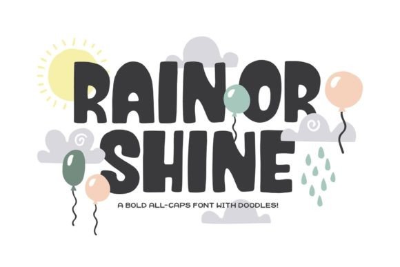 Rain or Shine Font for a Polished Brand Look