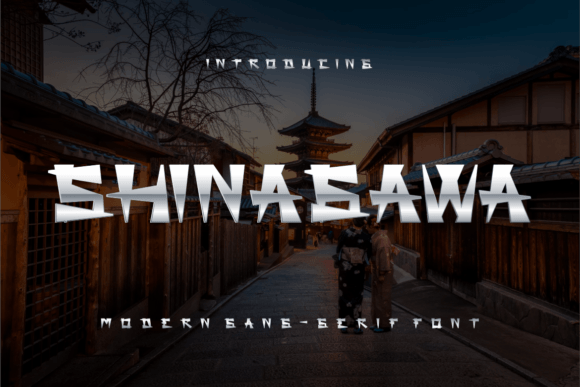 Shinagawa: A Bold Display Font for Editorial Elegance