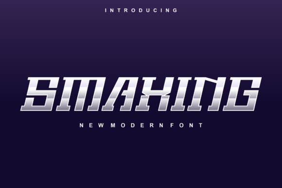 Smaxing: A Bold Display Font for Modern Editorial Design