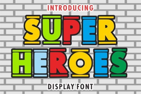 Super Heroes Font for Eye-Catching Design