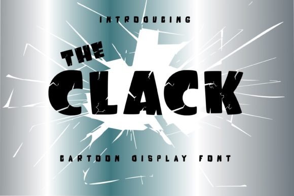 The Clack Font for Handmade and Commercial Craft Projects