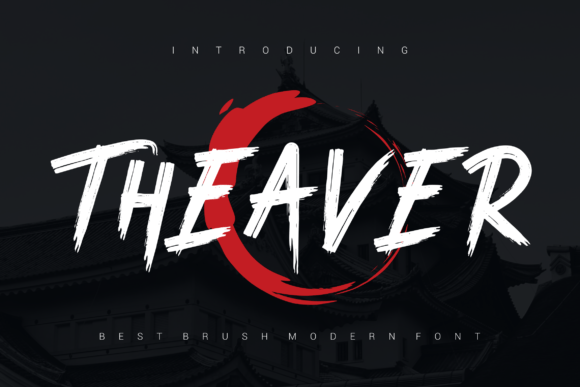 Theaver: A Bold Display Font for Branding Projects