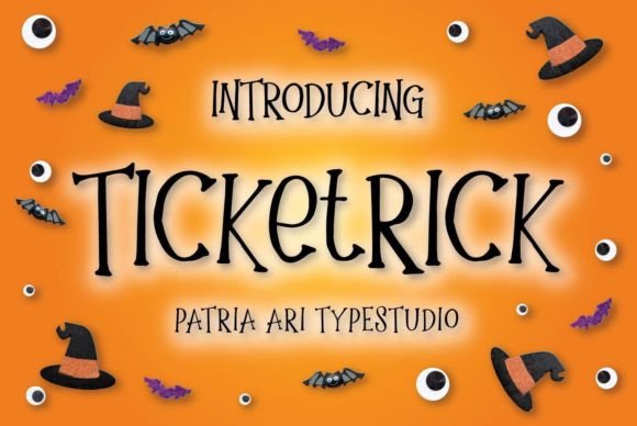 Ticketrick Font for Editorial Design