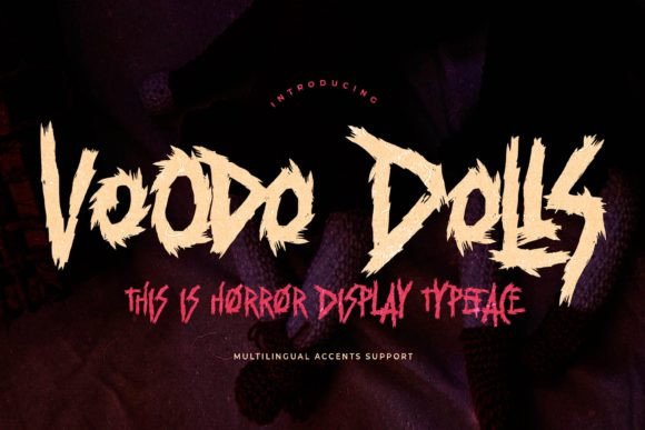Voodo Dolls Font for Business Branding