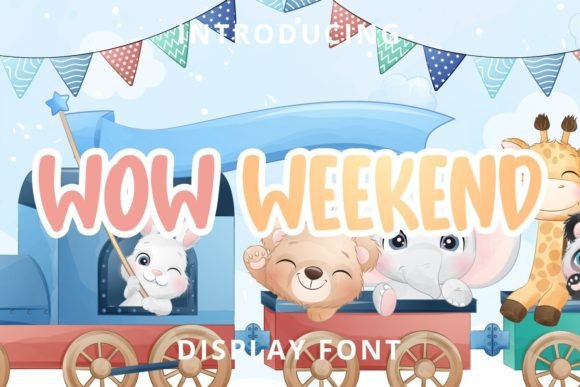 Wow Weekend Font for Handmade Creations